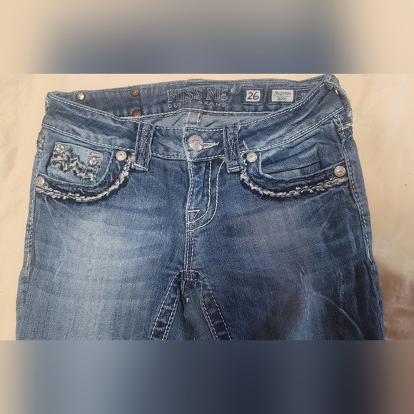 Women's Miss Me size 26 Je1205BR boot jeans - Picture 4 of 7